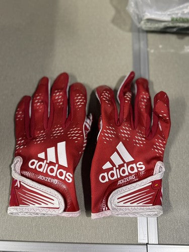 NEW ADIDAS SFIA ADIZERO YOUTH/ ADULT SMALL FOOTBALL/ RUGBY GLOVES 3 STRIPE LIFE