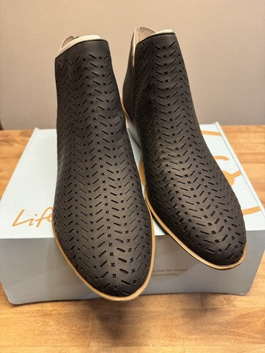 NEW IN BOX LIFE STRIDE SOFY SYSTEM PAYTON BLACK CASUAL SD SZ 11 WIDE BLACK