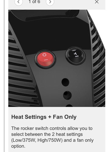 NEW VORNADO 2 PACK PERSONAL SPACE HEATER VH203 2 HEAT SETTINGS FAN MODE