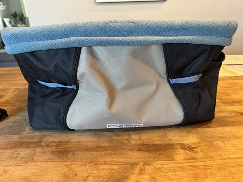 Kurgo Rover Heather Booster Dog Car Seat Small Dogs Keeps Pet Secure in Car