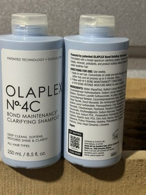 Olaplex No.4C Bond Maintenance Clarifying Shampoo 8.5 Oz X 2 = 17 Oz