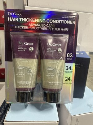 2 pack Dr Groot Scalp Revitalizing Solution - Hair Thickening Conditioner 8.4 oz