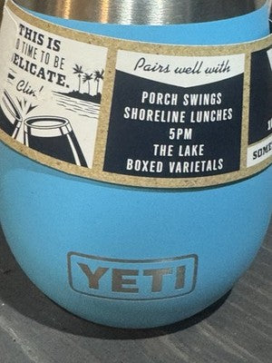 NEW YETI 10 oz Wine Tumbler Light Blue