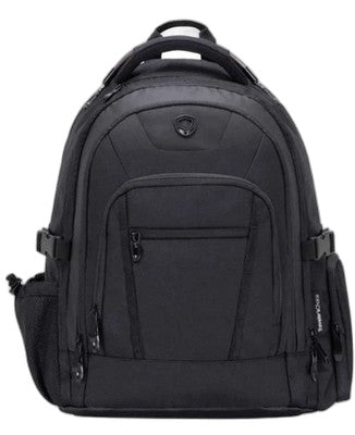 NEW Traveler’s Choice Flotek Black 19” Laptop Backpack Multi-Pocket Travel Bag