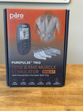 Brand New Pure Enrichment PurePulse Trio TENS EMS + Heat Stimulator PETNEMHT