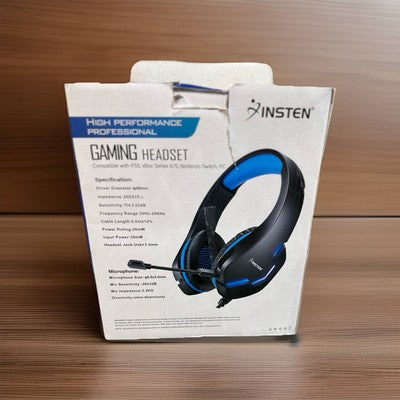 NEW INSTEN HIGH PERFORMANCE PROFESSIONAL GAMING HEADSET UNIVERSAL HEADPHONES