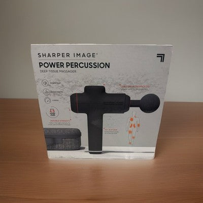 Sharper Image 2437599 Power Percussion Deep Tissue Massager - Gray