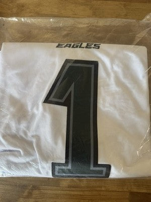 Nike NFL Philadelphia Eagles Jalen Hurts #1 On Field White Jersey L Brand New