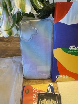 Meifigno Clear Series phone case, new, for a 6.1” phone (2HD).