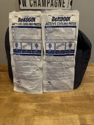 BeKOOOL Active Cooling Patch Neck 2 Pack Lot of 2 Hydro Gel Outdoor Sports