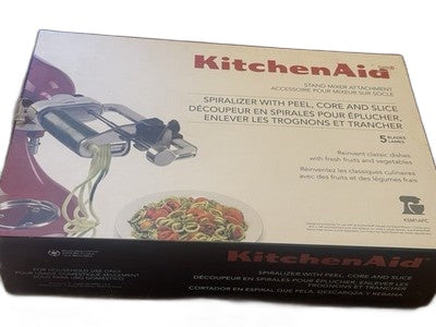 KitchenAid: 5-Blade Spiralizer w/Peel, Core & Slice Attachment for Stand Mixer