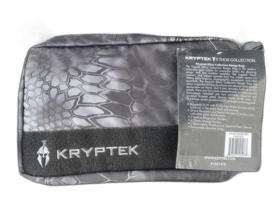 Kryptek Ethos Range Bag: Water-Resistant, Zippered w 2 Removable Pistol Sleeves