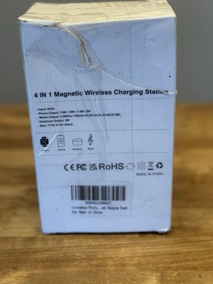 Wireless-Charger Charging-Station-Cube 4 in 1 Magnetic Charging Base