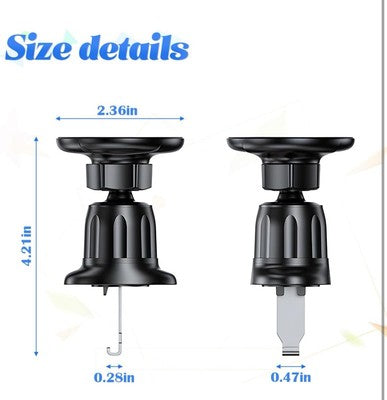 MagSafe Phone Holders for Car Cup, Dashboard/Windshield, Air Vent, 360° Rotation