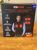 New Chaleco 32 Degrees Heat Rechargeable Heated Vest Size L/G Battery Pack