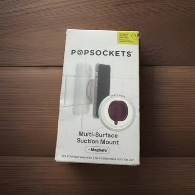 PopSockets Multi Surface Suction Mount for MagSafe Magnetic Adapter Included NIB