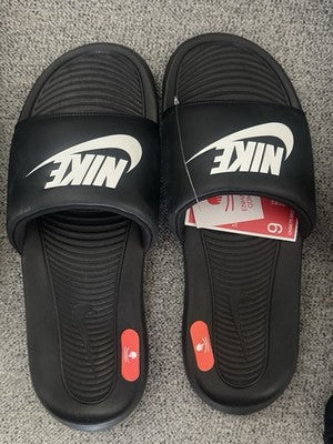 Nike Victori One Slide Men's Size 9 Black White CN9675-002