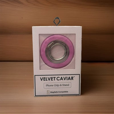 Velvet Caviar MagSafe Phone Grip Ring & Kickstand Holder Pink Marble NIB