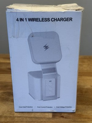 Wireless-Charger Charging-Station-Cube 4 in 1 Magnetic Charging Base