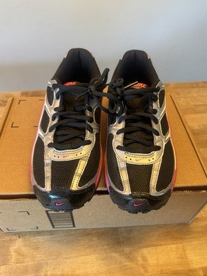 NIKE Size 7 Women's Reax Run 5 Black Pink 407987-001 Running Shoes Training