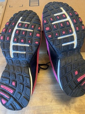 NIKE Size 7 Women's Reax Run 5 Black Pink 407987-001 Running Shoes Training
