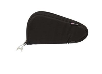 New Black Locking Handgun Case Heavy Duty Endura Fabric Foam Padding USA Made 11