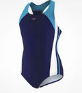 Speedo Girl's Swimsuit One PieceInfinity Splice Thick Strap 14