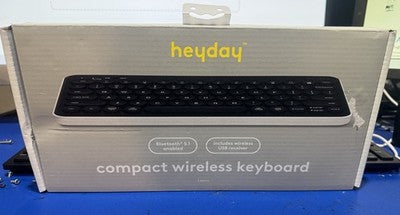 Wireless Keyboard - Compact - NEW IN THE BOX - Heyday- Black
