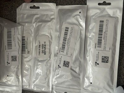 Lot of 5 Maledan Apple Watch Bands Stretchy Solo Braided Loop Silicone Strap New