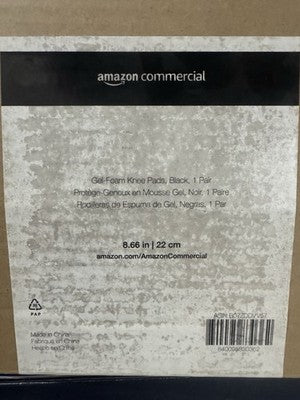 Gel foam knee Pad #2 Pairs With Box New Open Box 8.66 Inch,Black