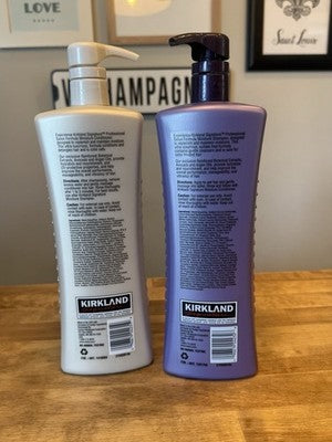 Kirkland Signature Shampoo & Conditioner Moisture 33.8 fl oz ea Sulfate Free .