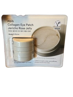 Abib Collagen Eye Patch Jericho Rose Jelly 60 Patches Vegan K-Beauty New