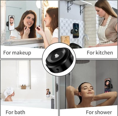 360 Vacuum Strong Magnetic Phone Holder Suction Cup Car Stand Foldable Car Mount