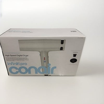 New InfinitiPRO by Conair High-Speed Digital Hair Dryer W/ Attachments Brand