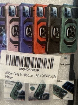 Ailiber Case for Boost Mobile Celero 5G 2024 Celero 3 Plus Heavy Duty Ring Purple
