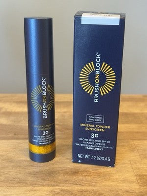 2-Pack Brush On Block Translucent Genius Mineral Powder Sunscreen SPF 30