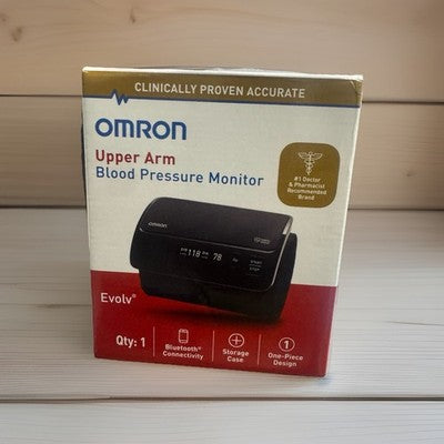 Omron Evolv Upper Arm Blood Pressure Monitor Bluetooth HEM-7600T Wireless New