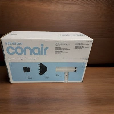 Brand New InfinitiPRO by Conair High-Speed Digital Hair Dryer W/ Attachments