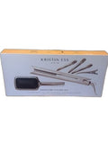 Kristin Ess Signature Styling Set – 3-in-1  Flat Iron, Detangle Brush 4 Clips
