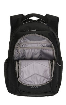 LOLE QUILTED LAPTOP BACKPACK  BLACK 11.8” WX5.9”L 18.5”H THEFT DETERRENT