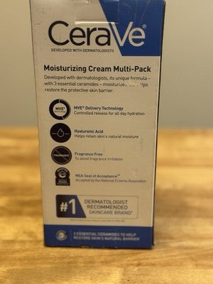 CeraVe Moisturizing Cream. 2 Pack (  16 oz Jar with Pump + 16 oz Jar)