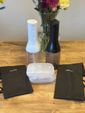 Philips Sonicare Cordless Power Flosser Duo White Black + New Heads Excellent