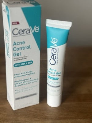 Genuine CeraVe Acne Control Gel 40ml - Blemish Treatment 2% SA AHA BHA - New