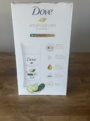 Dove Advanced Care invisible+ Antiperspirant Deodorant Cucumber  & Cactus 4 PACK
