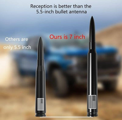 1 PC American Flag Design Car Truck Antenna, Car Truck Bullet Antenna, Anti-Thef