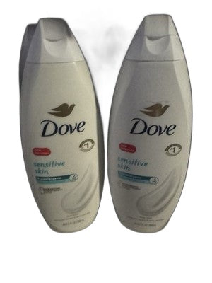 Dove Sensitive Skin Hypoallergenic Cleanser & Moisture Body Wash 20oz -Pack of 2