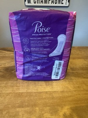 Poise 7 Ultra Absorbent Long Pads 24 Pack Fresh Protection Incontinence