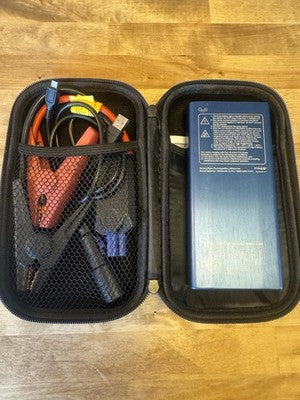 Type S Battery Charger Jumper Cable Starter Pack AC56789 200A Peak Emergency Kit