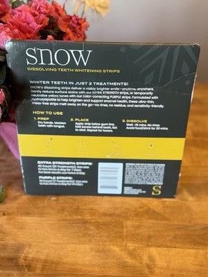 Snow Dissolving Teeth Whitening Strips - Lavender & Mint42+14 Strips 8/28