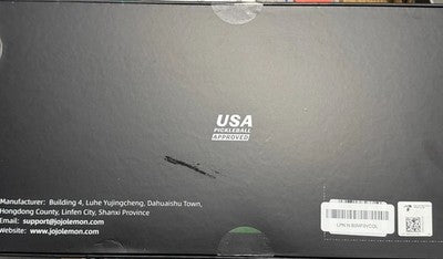 JOJOLEMON Shark Carbon Fiber Pickleball Paddle 16mm USAPA Approved w/ Case NIB